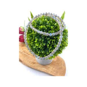 Labradorite Necklace - 6MM Natural Labradorite Beads - Flashy Labradorite